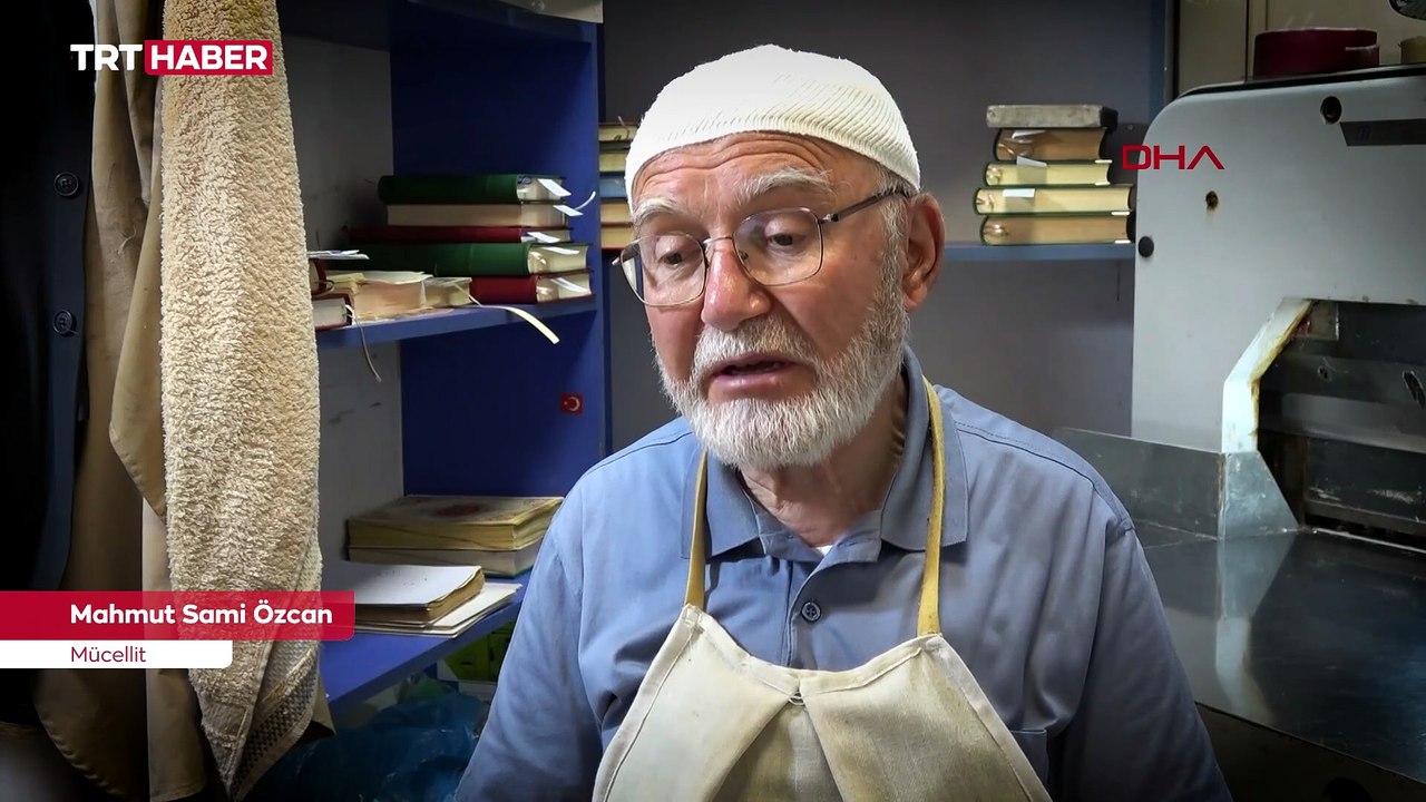 57 yıllık mücellit: Kur'an-ı Kerim ciltlemek bana huzur veriyor