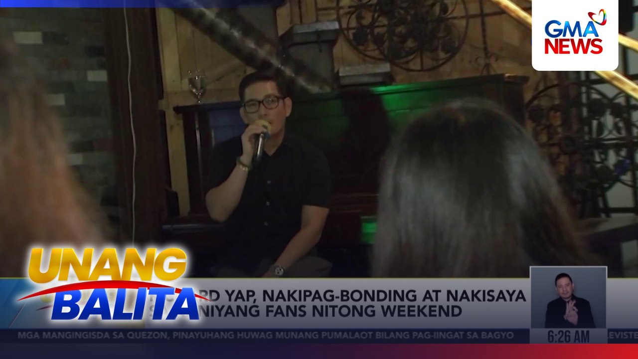 Richard Yap, nakipag-bonding at nakisaya sa kaniyang fans nitong weekend | Unang Balita