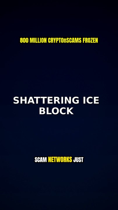 800 Million Crypto Scams FROZEN! 💸