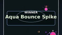 Aqua Bounce Spike vs Aqua Thunder Spear | Marble Race Physics Simulation Tournament | Frost Rumble Focus