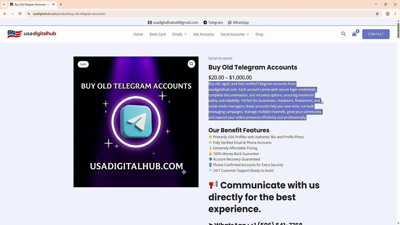 Top Platforms for Buying Verified Telegram Accounts in bulk ...
