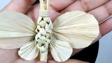 Corn Husks Into Butterflies?! 🌽🦋