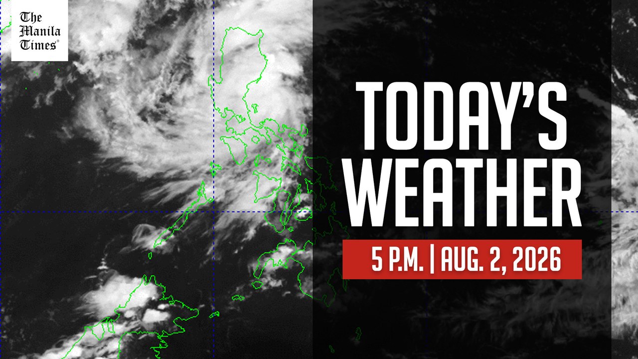 Today's Weather, 5 P.M. | Aug. 2, 2026