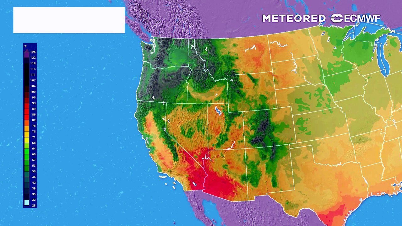 Record highs will be threatened in several states early this week.