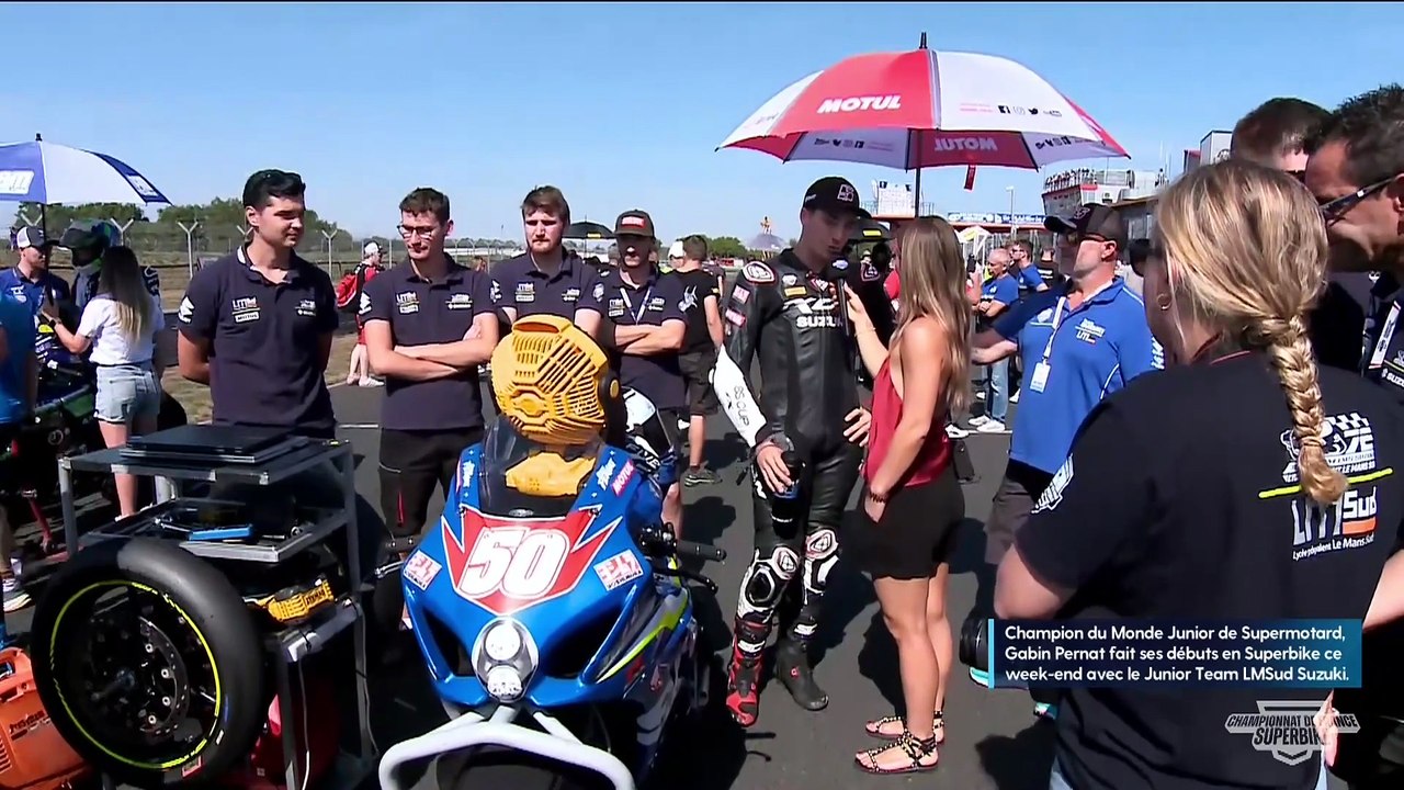 Championnats de France FSBK - Superbike (course 1) - Le Vigeant