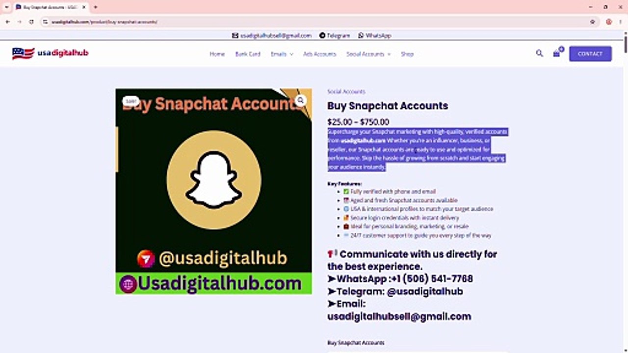 32 Best Places To Buy Old Snapchat Accounts In bulk
