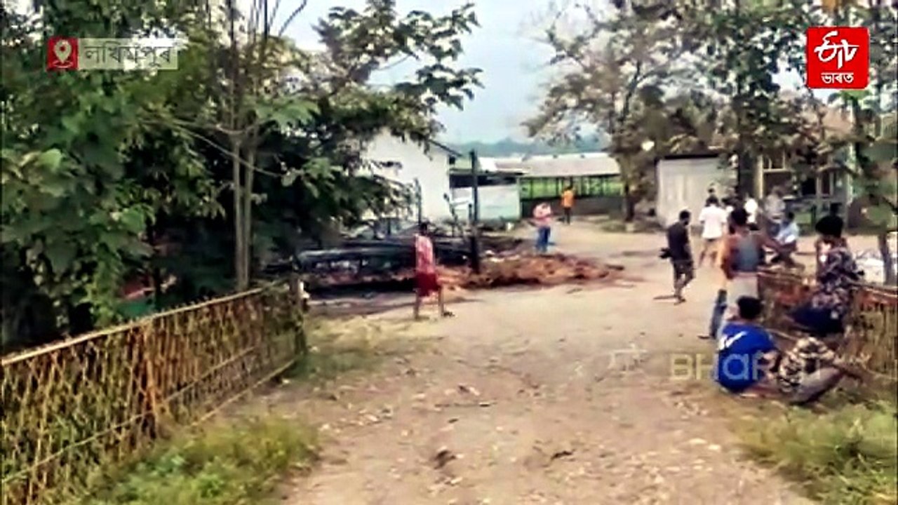 জুইৰ লেলিহান শিখাত জাহ গ'ল এজন যুৱকৰ জীয়া সপোন