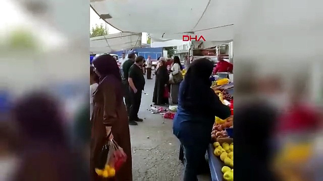 İstanbul'daki semt pazarında ''meyve seçme'' kavgası kanlı bitti; kadın yaralandı esnaf tutuklandı