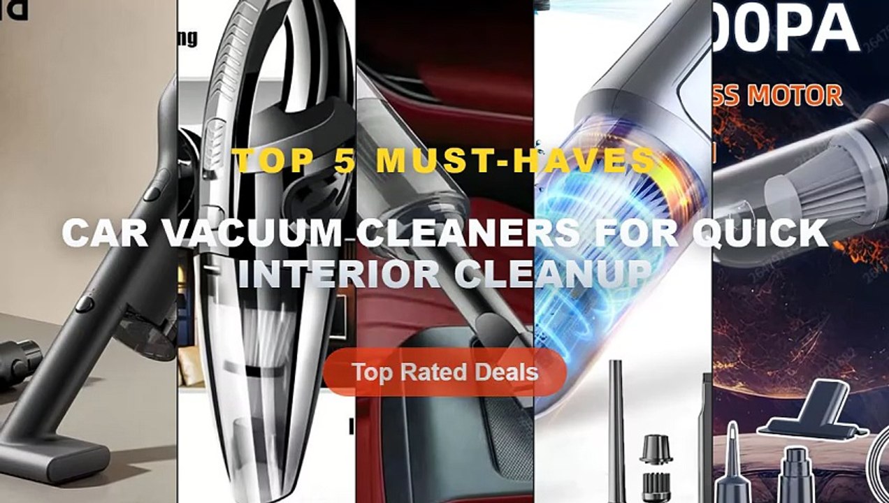Amazing Car Vacuum Cleaners For Quick Interior Cleanup You Need To See