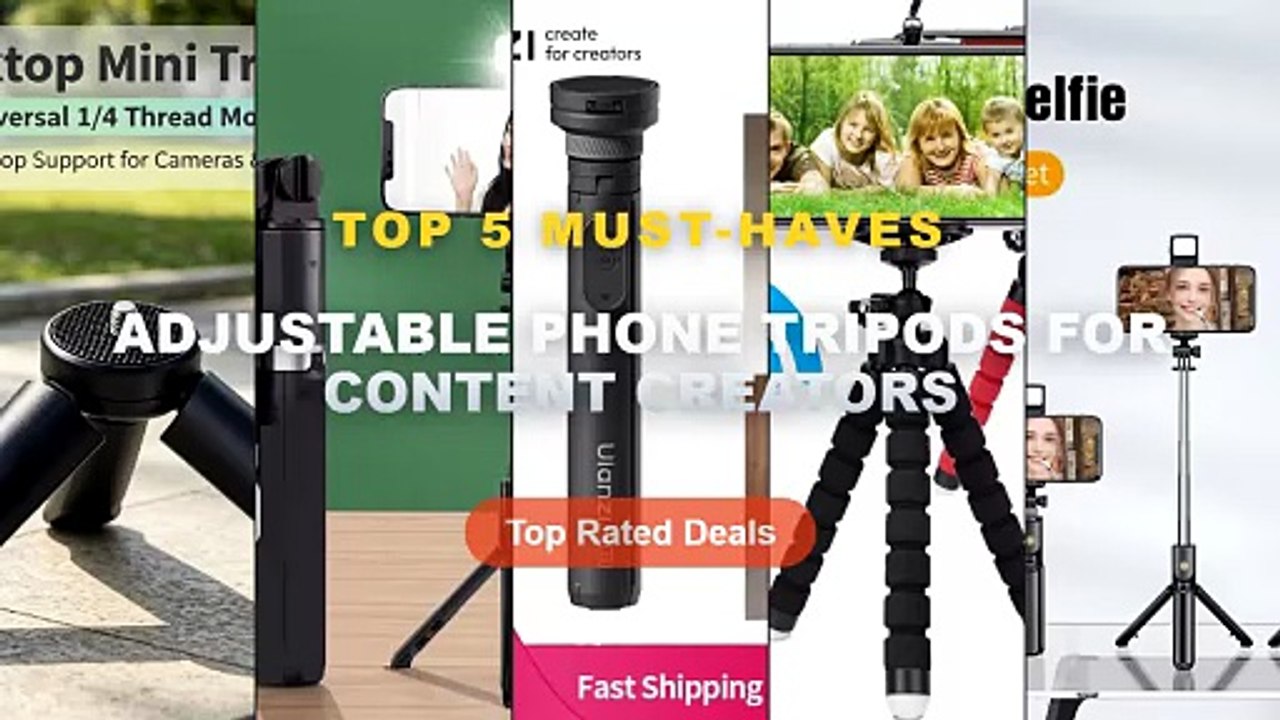 Top 5 Best Adjustable Phone Tripods For Content Creators (Must Have!) - Ulanzi MT 85 Automatic Phone Tripod Magsafe Self...
