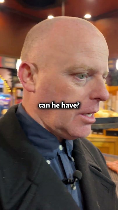 Public Prank At The Christmas Sausage Stall