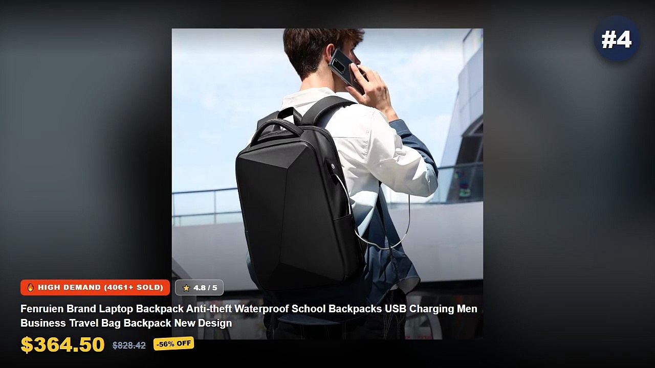 Ultimate Guide to the Best Anti Theft Travel Backpacks With USB Port - Fenruien Brand Laptop Backpack Anti theft Waterpr...