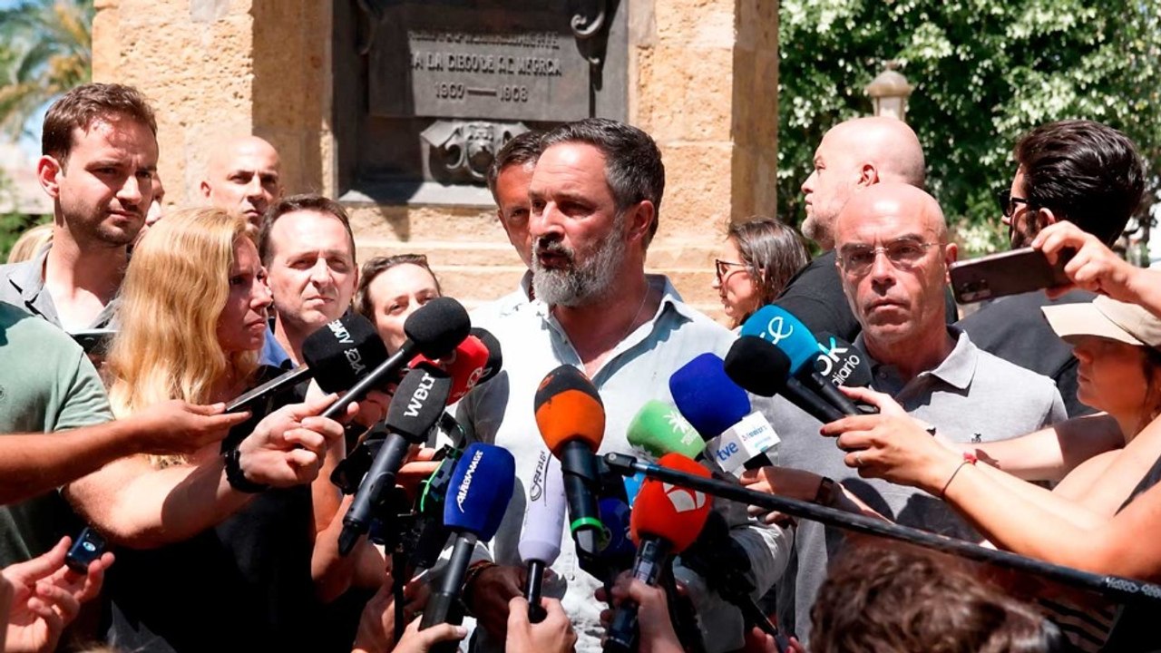 Abascal, desde Ceuta: «Estamos ante un acto de guerra promovido por Marruecos»