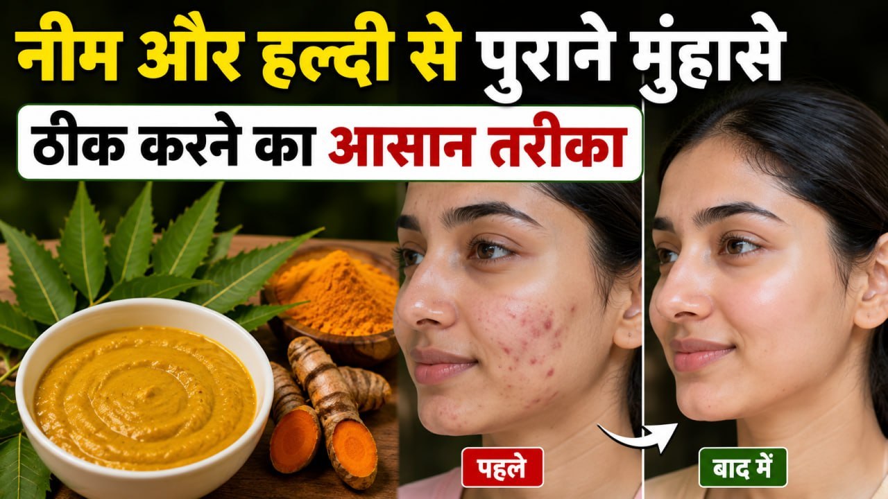 Chronic Acne Treatment At Home: नीम और हल्दी से कैसे ठीक करें पुराने मुंहासे ? Neem & Haldi For Acne