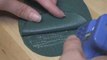 How to make Flip Flops from an old Yoga Mat, Thread Heads