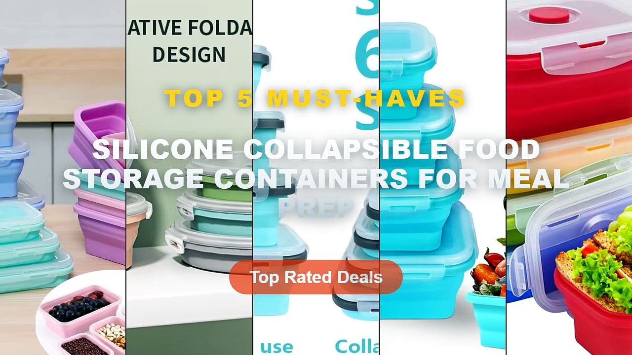 Don't Buy Silicone Collapsible Food Storage Containers For Meal Prep Before Watching This!