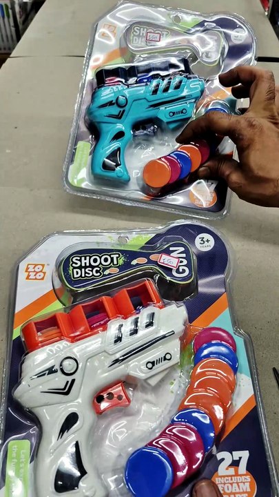 K.V. Toys Disc Shooter Gun | Unboxing & Demo