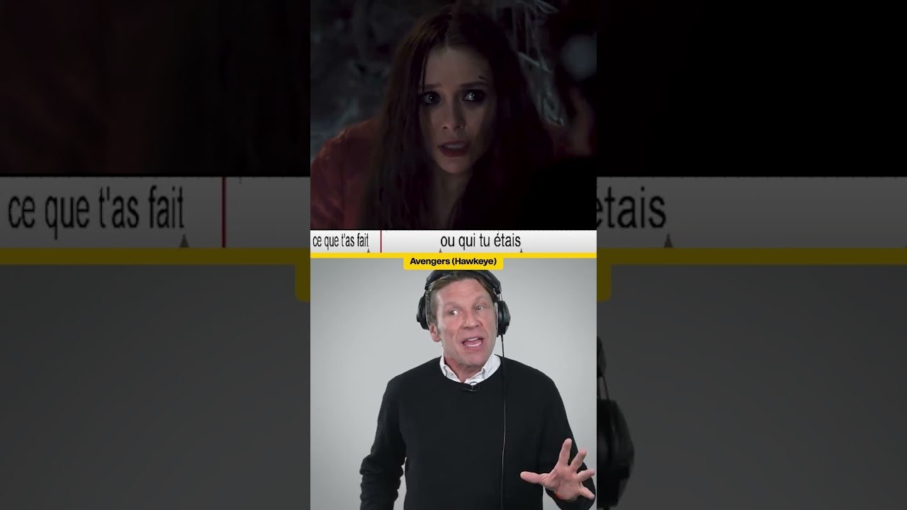 L'énergie brute de Jérôme Pauwels pour doubler Hawkeye en studio 🔥 djaydjaydjones voix_ouf_allocine