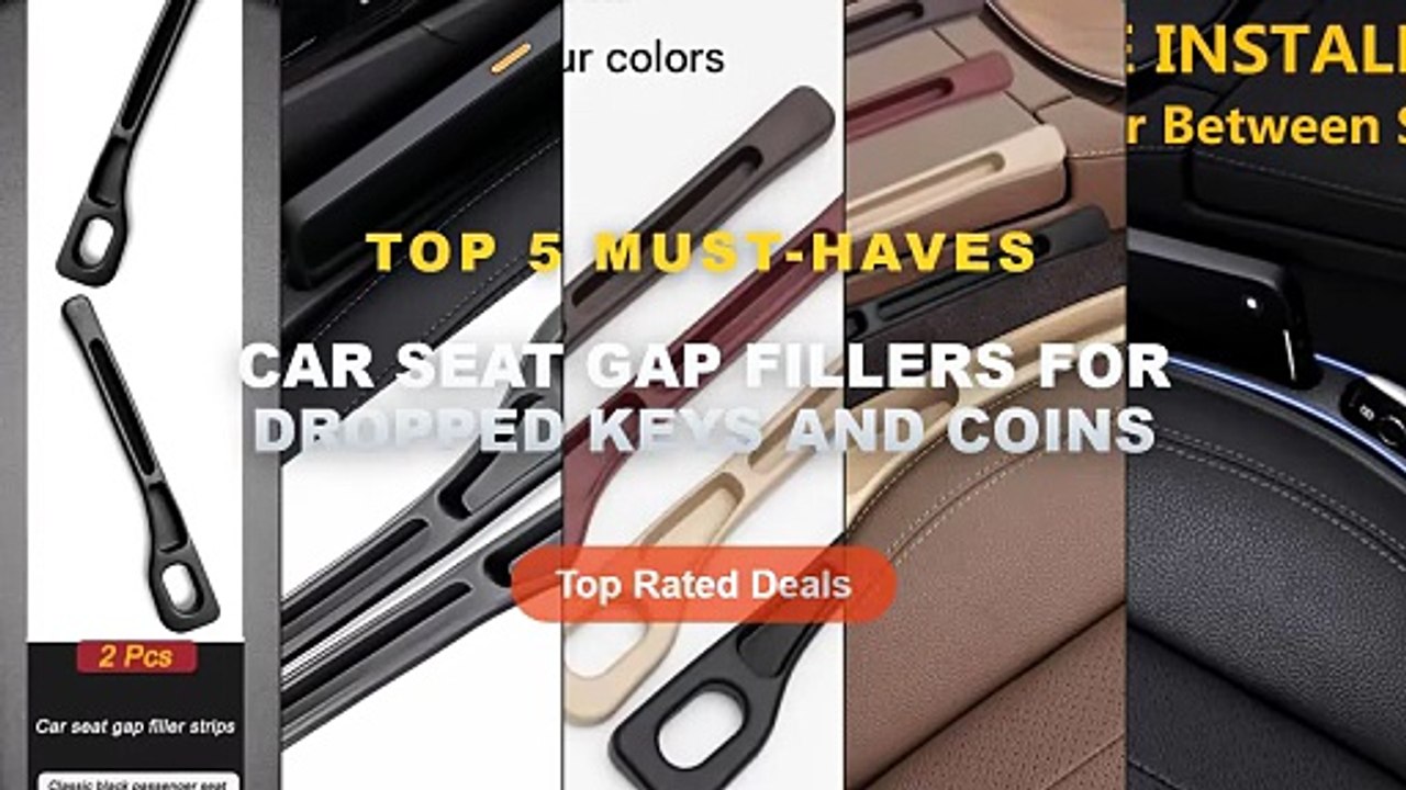 Don't Buy Car Seat Gap Fillers For Dropped Keys And Coins Before Watching This! - Car Seat Gap Filler 2 Pack,No Drop Sea...