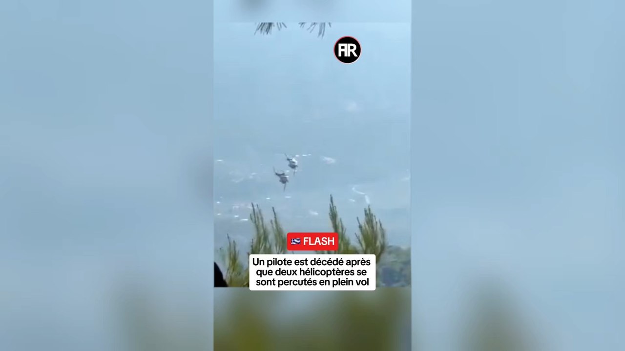 Crash de deux hélicoptères en Grèce