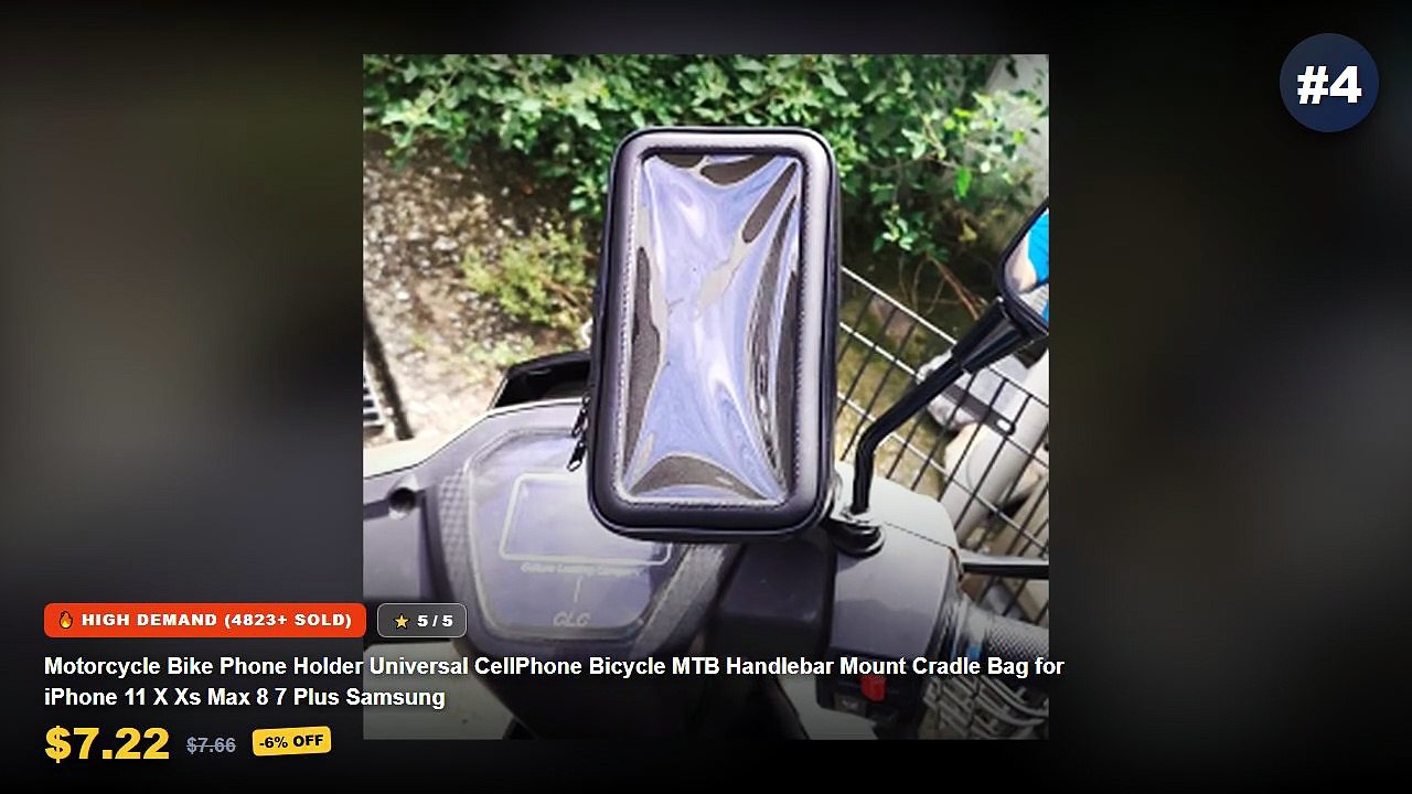 Why Everyone Is Buying Bike Phone Holders With Waterproof Case - ROCKBROS Bike Bag 1.7L Phone Bag Waterproof Front Frame...
