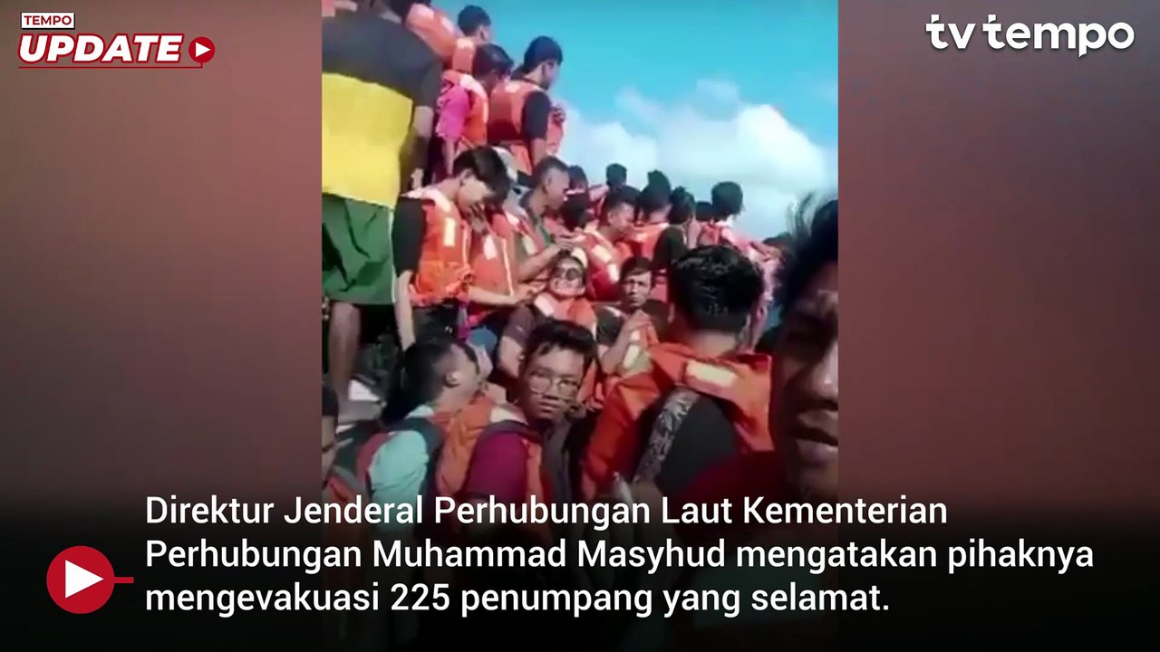 Kronologi Evakuasi Kapal Motor Mutiara Sentosa II