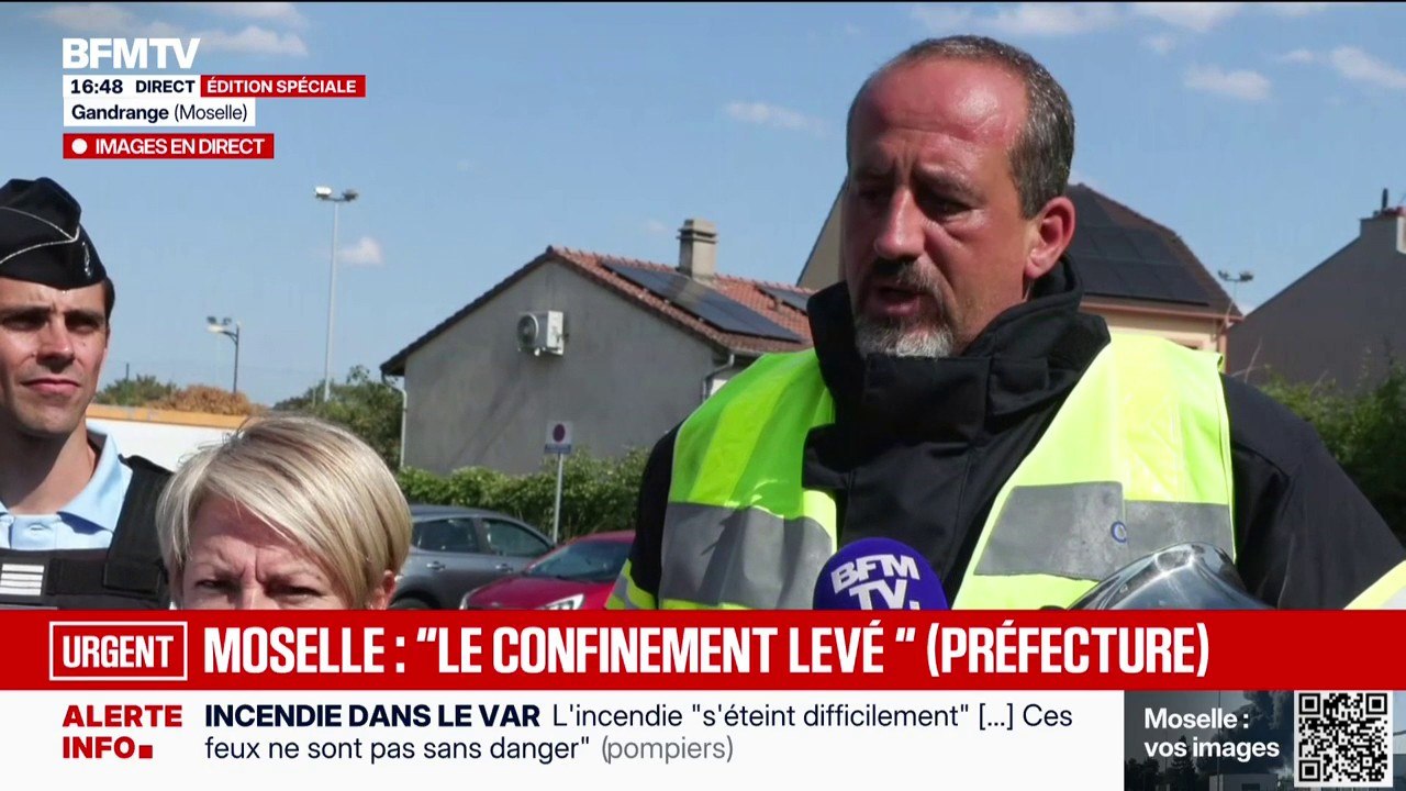 Moselle: "Au moment où on se parle, le feu est éteint", déclarent les autorités