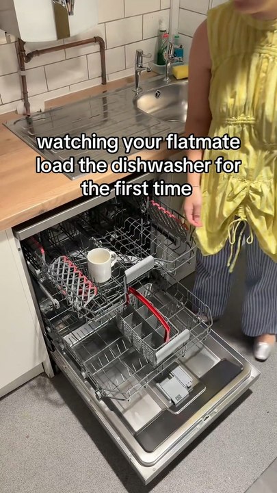 Watching My Flatmate Load the Dishwasher Is Painful