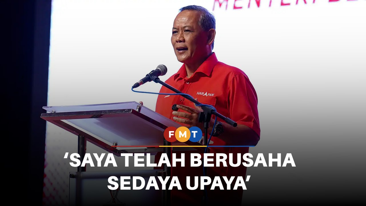 Saya telah berusaha sedaya upaya untuk rakyat, kata Aminuddin