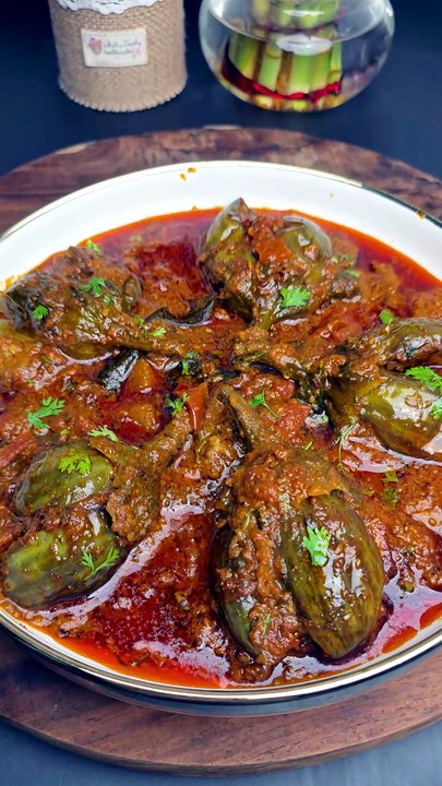 भरली वांगी _ चमचमीत गावाकडच्या पद्धतीने मसाला वांगी _#shorts #viral #recipe #food #cooking #वांगी