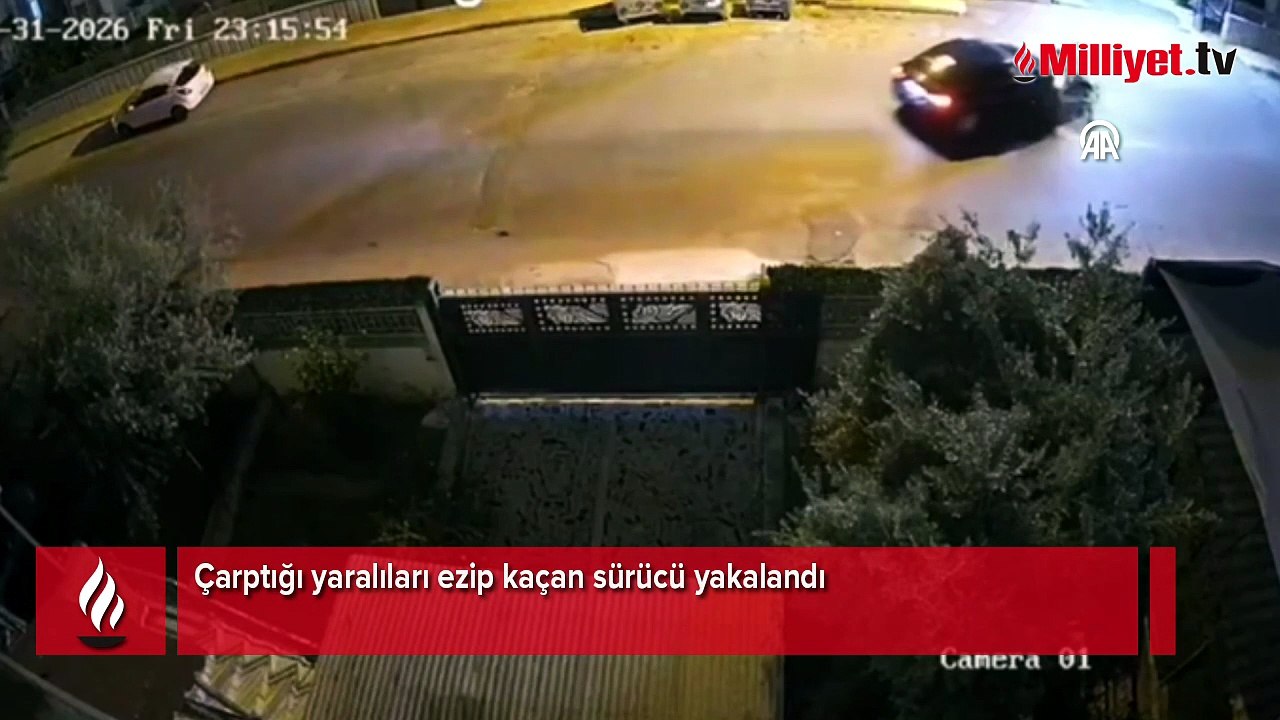 Çarptığı yaralıları ezip kaçan sürücü yakalandı!