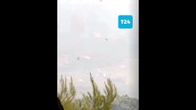 Yunanistan'da iki yangın söndürme helikopteri çarpıştı