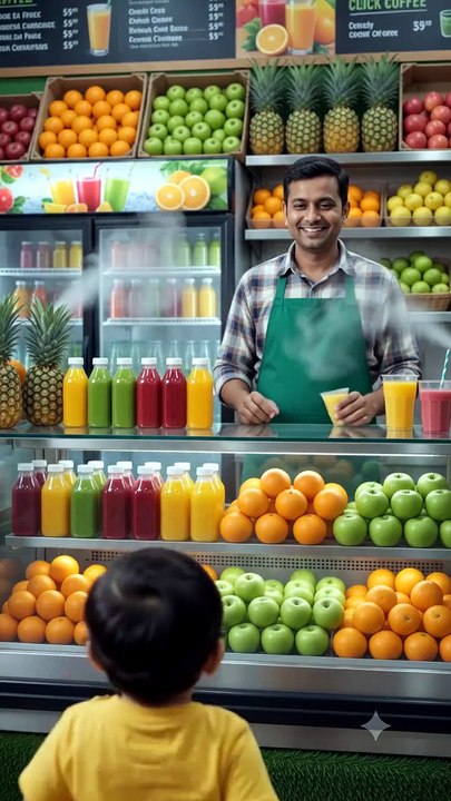 JUICE SHOP BHAIYA AND BABY 🤣😍
