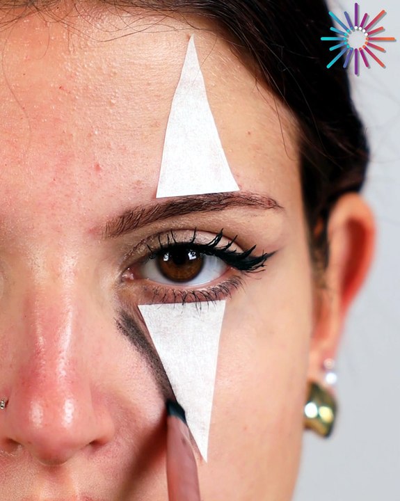 Terrifying Halloween eye makeup tutorial👀