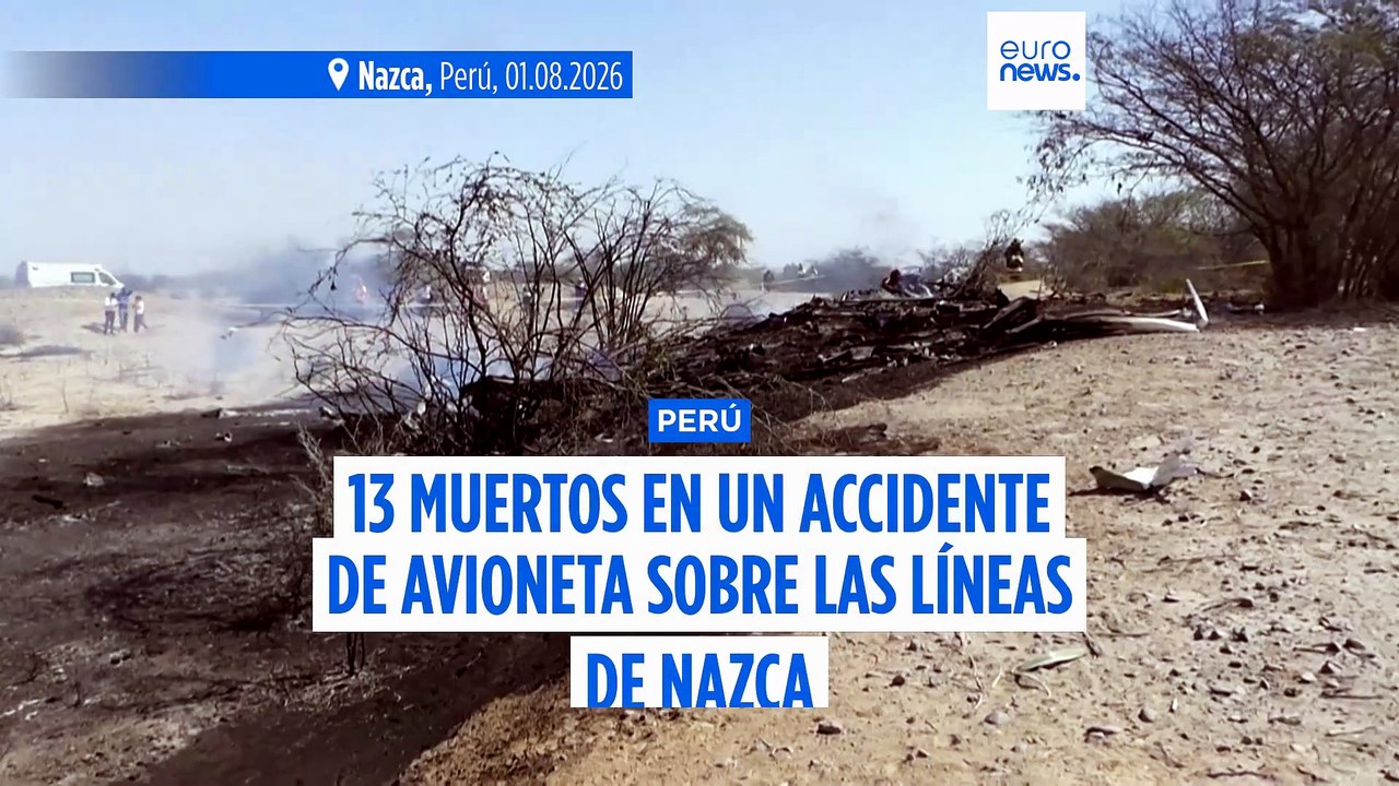 Una avioneta turística se estrella sobre las líneas de Nazca en Perú: 13 muertos, 2 españoles