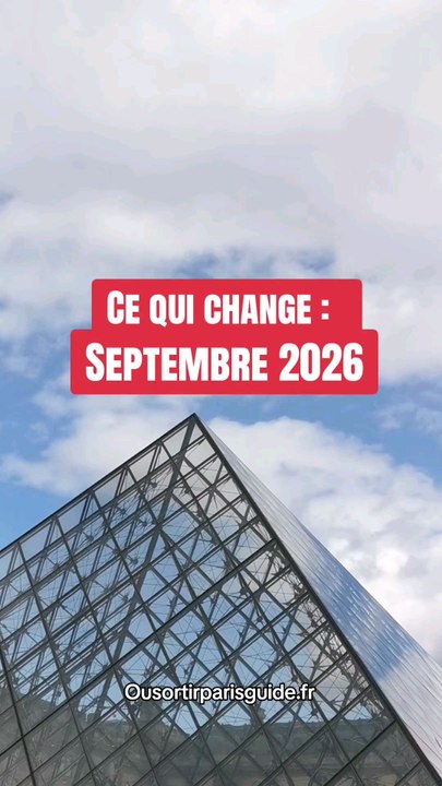 Ce qui change en septembre