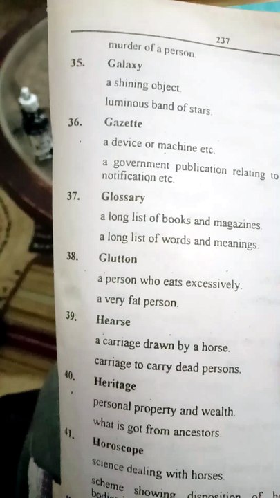 English one word substitution part 1