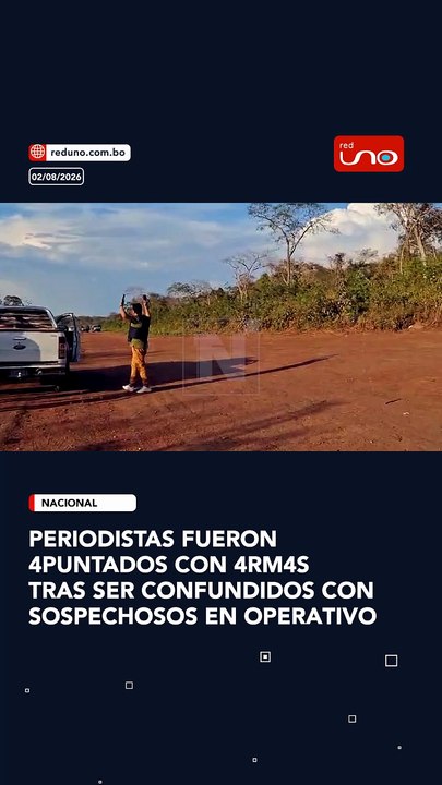 PERIODISTAS FUERON APUNTADOS CON 4RMAS DURANTE OPERATIVO EN SAN MATÍAS