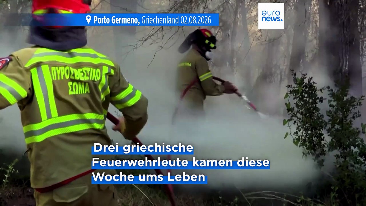 Griechenland kämpft gegen Megafeuer – neue Brände auch in Spanien