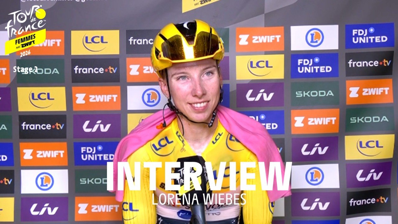 Tour de France Femmes avec Zwift 2026 - Stage 2 Post-race interview