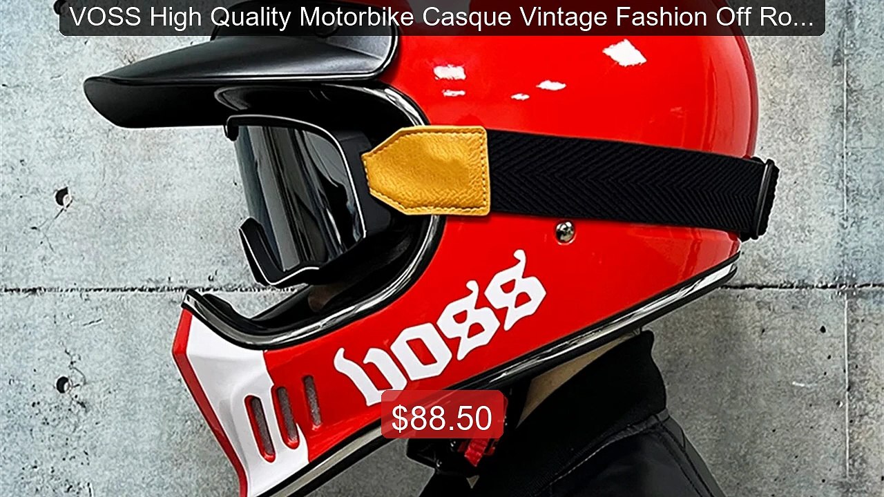 VOSS High Quality Motorbike Casque Vintage Fashion Off Road... -- Top Pick 2026 | Unbeatable Price!