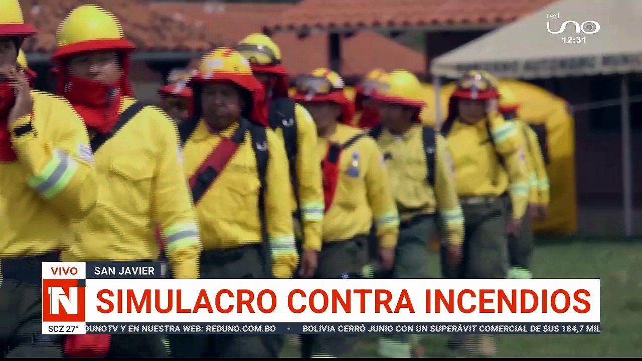 ENSAYAN RESPUESTAS A INCENDIOS