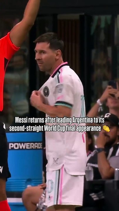 Dopo il Mondiale, Messi ritorna in campo in MLS e si prende la standing ovation