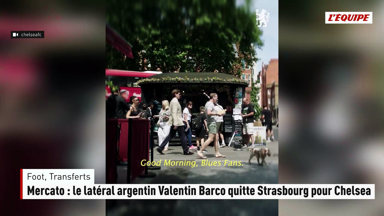 Mercato : l'international argentin Valentin Barco quitte Strasbourg pour rejoindre Chelsea - Foot - Transferts