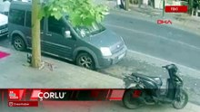 Tekirdağ'da yolun karşısına geçerken otomobil çarptı