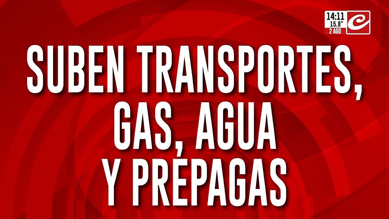 Suben transportes, gas, agua y prepagas: ¿Cómo se llega a fin de mes?
