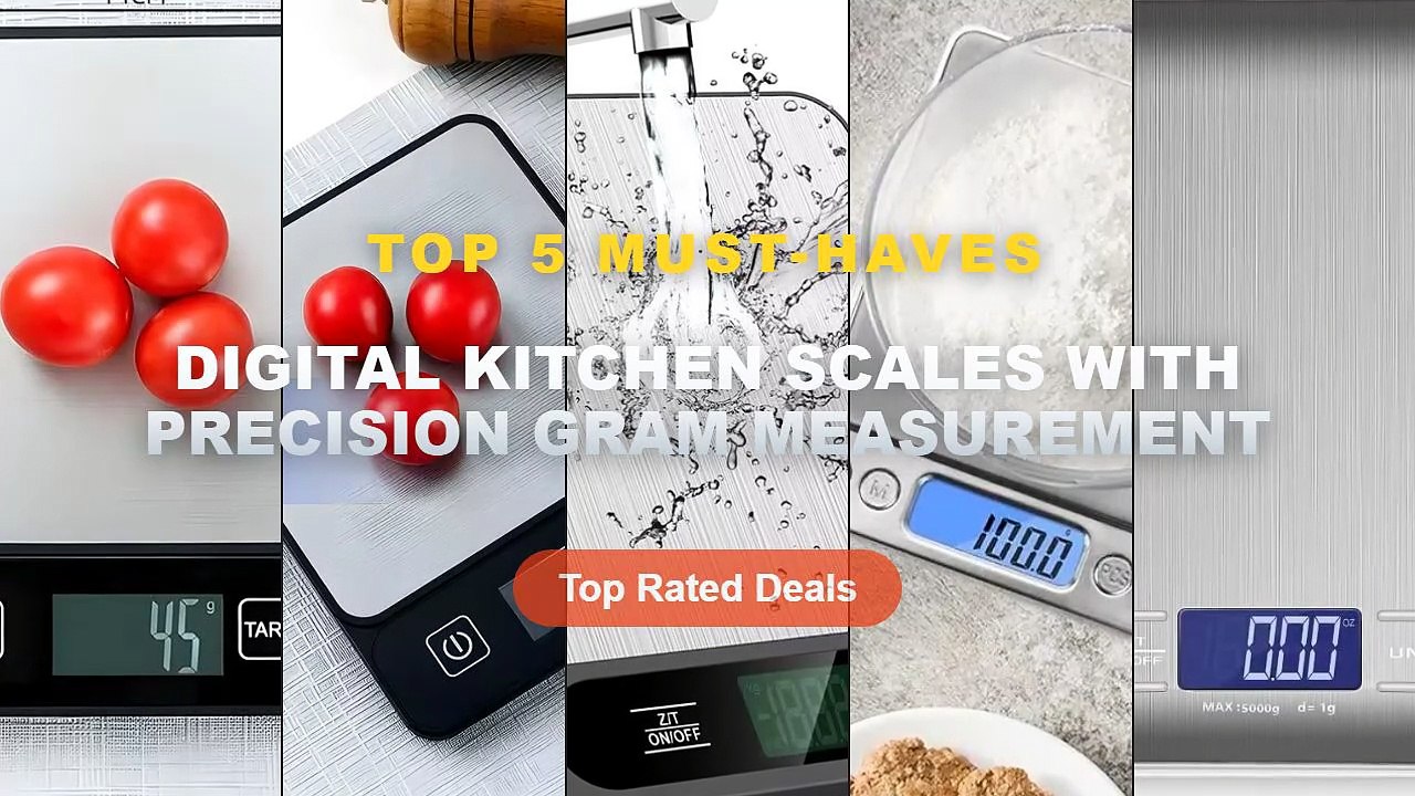 Ultimate Guide to the Best Digital Kitchen Scales With Precision Gram Measurement