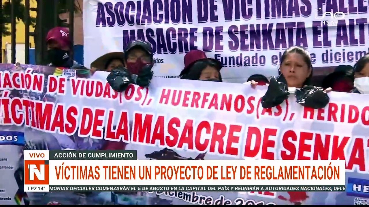 VÍCT1MAS TIENEN UN PROYECTO DE LEY DE REGLAMENTACIÓN