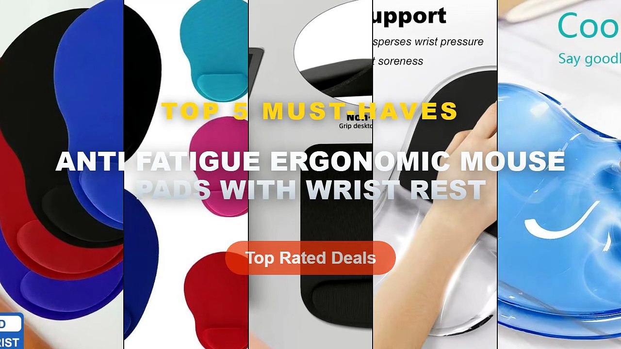 Don't Buy Anti Fatigue Ergonomic Mouse Pads With Wrist Rest Before Watching This! - Ergonomic Wrist Rest Mouse Pad Comfo...