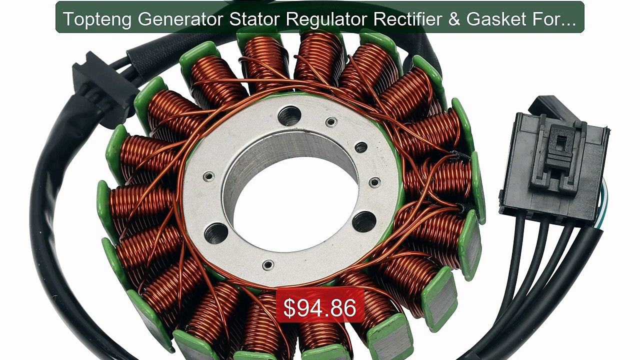 Topteng Generator Stator Regulator Rectifier & Gasket For K... -- Top Pick 2026 | Unbeatable Price!